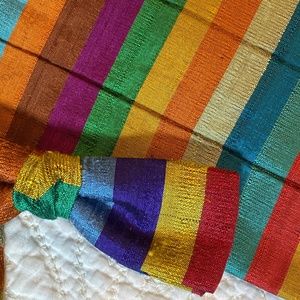 Vintage Raw Silk Tie and Cummerbund Set